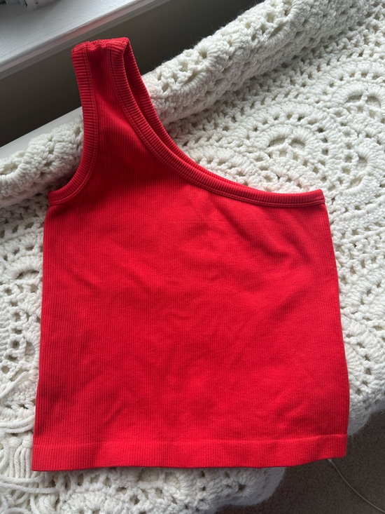 Tops - Ribbed One Shoulder Top
